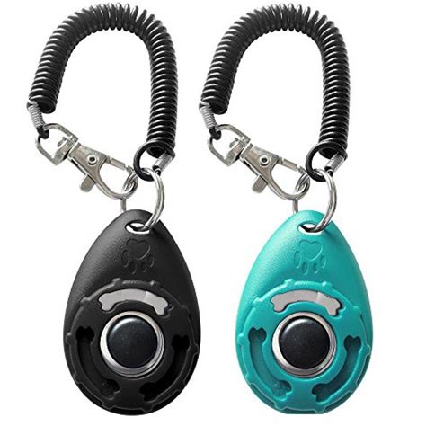 Hoaooo Pet Training Clicker With Wrist Strap Dog Training Clickers