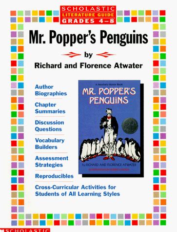 Popper, a driven businessman who is clueless when it comes to the important things in life, until he inherits six penguins from his missing dad. Literature Guide: Mr. Popper's Penguins (Grades 4-8) Book ...