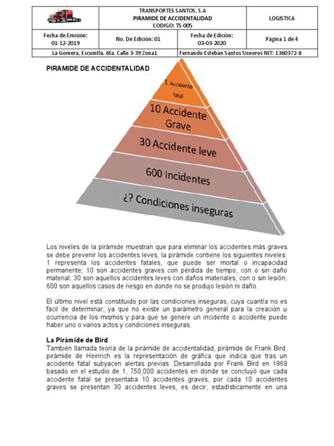 Piramide Accidentalidad Pdf Valores Cociente De Inteligencia