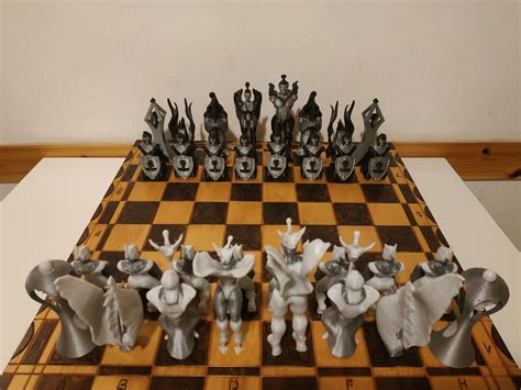 Fantasy Style Chess 3d Model 3d Printable Cgtrader