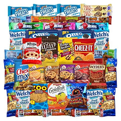 Chips Cookies Candies And Snacks Care Package 40 Count By Variety Fun
