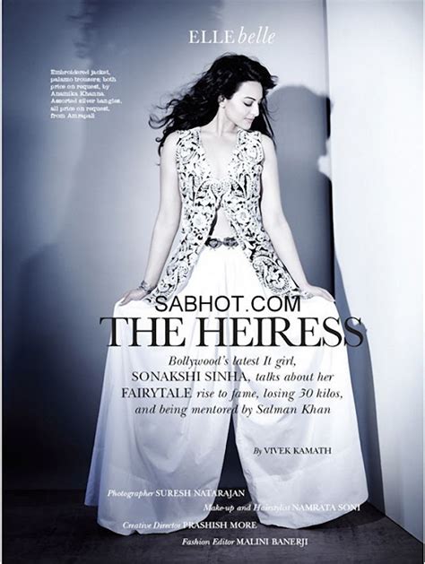 All Stars Photo Site Sonakshi Sinha In Elle Magazine