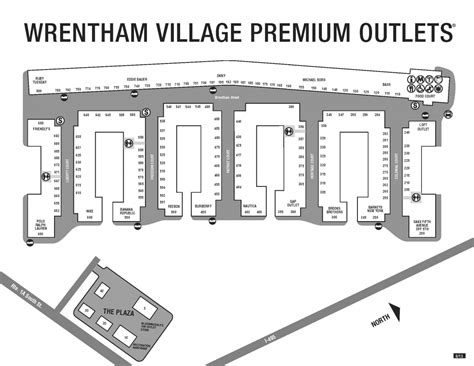 Wrentham Village Map