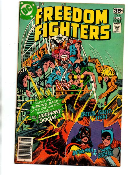 Freedom Fighters Newsstand Batgirl Batwoman Fn Vf Comic Books Bronze Age Dc
