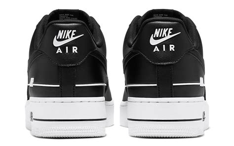 Nike Air Force 1 Double Air Black Junior Soldsoles