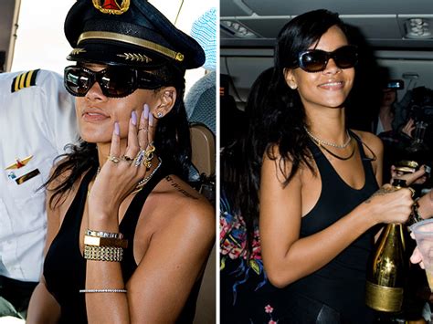 Fiesta En Las Alturas Con Mucho Champagne Para Rihanna Infobae