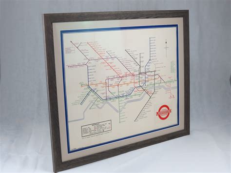 1933 London Underground Station Map Hc Beck First Edition Iconic
