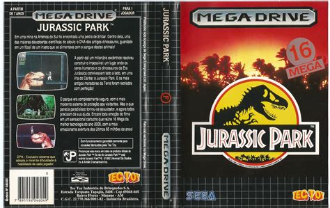 Jurassic Park Mega Drive Tectoy