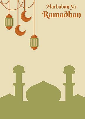 Ramadhan Background Latar Belakang Kosong Idul Fitri Atau Iftar Dengan Dekorasi Lentera Dan