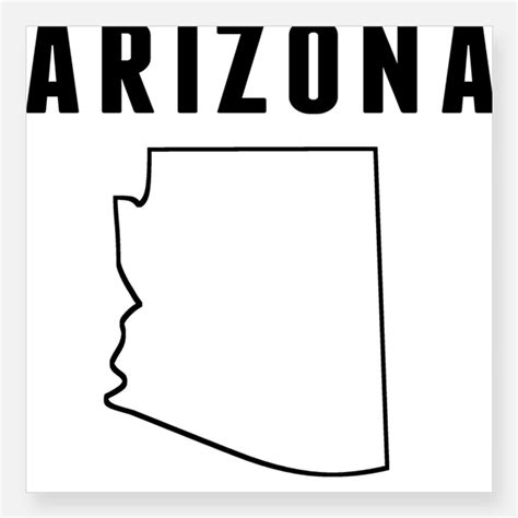 Arizona State Outline Ts And Merchandise Arizona State Outline