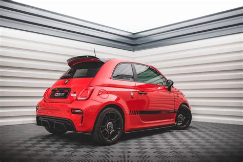 Side Skirts Diffusers Fiat 500 Abarth Mk1 Facelift Carbon Look Our