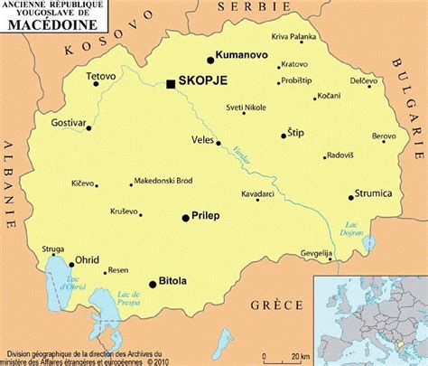 Macédoine Du Nord Informations Sur Le Pays Et Cartes