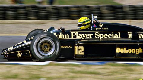 Camisa Ciclismo Ayrton Senna John Player Special Preta E Dourada