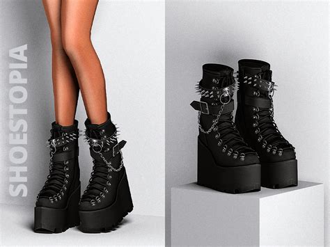 Shoestopia Gothic Boots Download Patreon Female