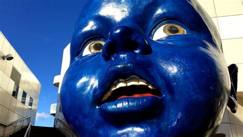 Head of music at 7wallace. What's up with that big blue baby in Hamilton?