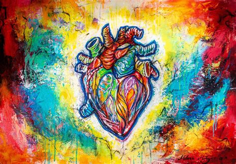 Royal Heart Prophetic Art Print Etsy