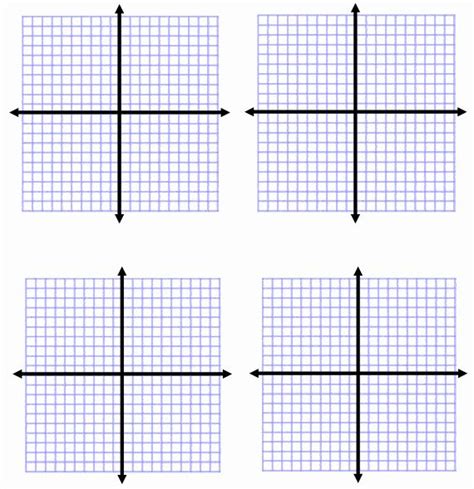 Blank Graphing Worksheets Printable Coordinate Plane 1