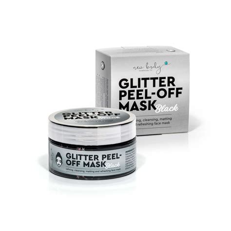 Glitter Peel Off Mask Black Newbodyfit