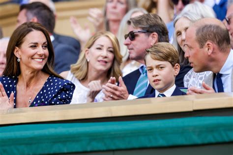 Prince George Makes His Wimbledon Debut During Mens Final