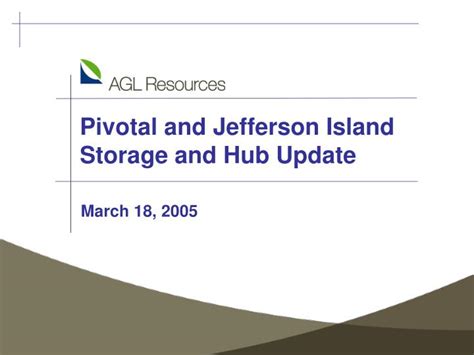 Ppt Pivotal And Jefferson Island Storage And Hub Update Powerpoint