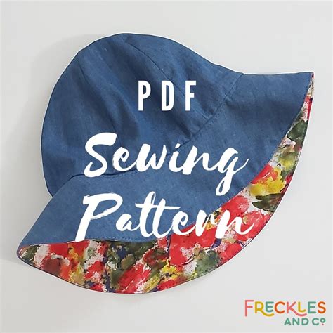 Sewing Pattern Reversible Sun Hat Pdf Sewing Pattern Etsy Canada