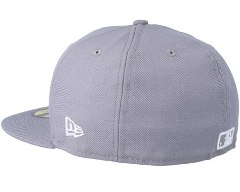 Los Angeles Dodgers 59fifty Basic Grey Fitted New Era Boné Thehatstore