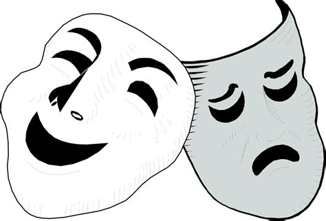 Drama Mask Theatre Theater Drapes And Stage Curtains Clip Art