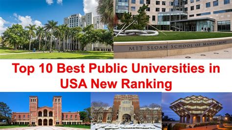 Top 10 Best Public Universities In Usa New Ranking American Public