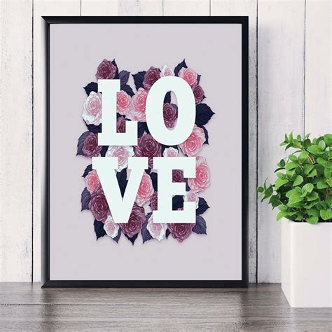 Love Quote Print Love Quote Wall Art Love Quote Printable Love