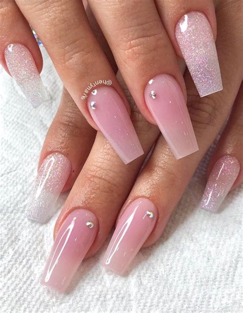 Fabulous Nail Designs That Are Totally In Season Right Now Nail Designs Glitter Pink