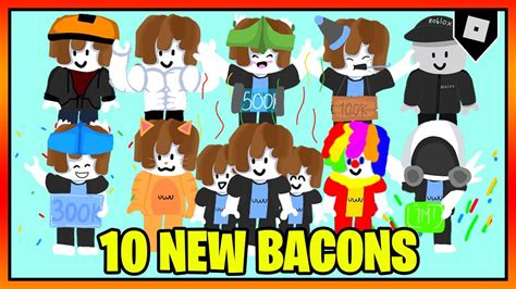 How To Get All 10 New Bacons In Find The Bacons Roblox Youtube