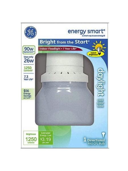 Ge Energy Smart W Replacement Cfl Daylight R Flood Light Bulb