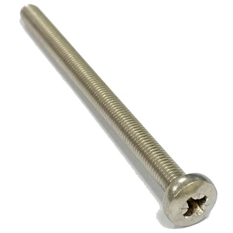 A4 Stainless Steel Extra Long Machine Screws Pozi Head Each