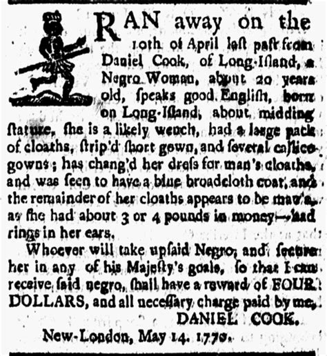 Slavery Advertisements Published June 22 1770 The Adverts 250 Project