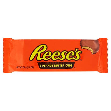 Reeses 3 Peanut Butter Cups 51 G Candy Store