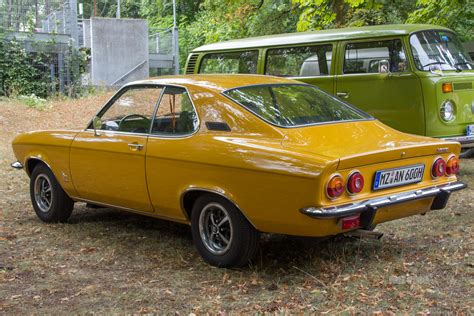 1973 Opel Manta 19 S Rear View 1970s Paledog Photo Collection