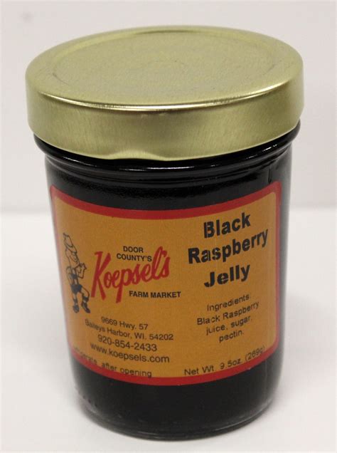 Black Raspberry Jelly Koepsels Farm Market