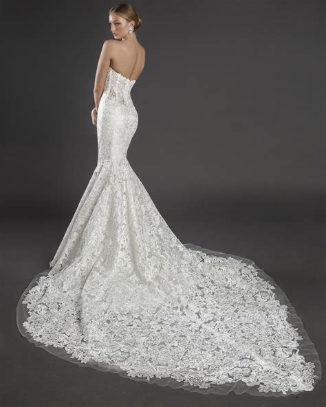 Strapless Sweetheart Neckline Lace Mermaid Wedding Dress Kleinfeld Bridal