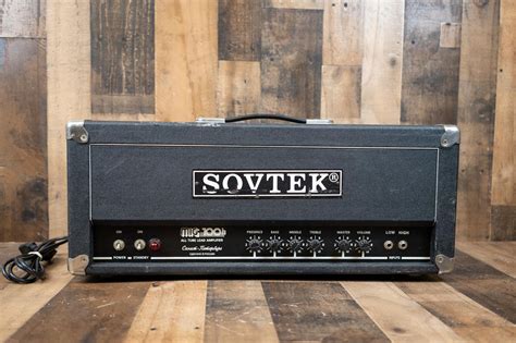 1990 Sovtek Mig 100h High Gain Guitar Amp Head Black Amps And Preamps