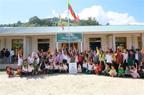 ミャンマー北部チン州にて学校校舎を建設 マイナビ世界子ども教育財団