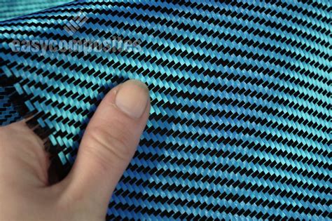 210g Blue 2x2 Twill 3k Carbon Fibre Cloth 1m Easy Composites