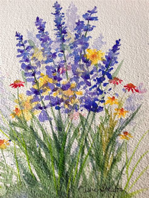 Easy Watercolor Landscape Painting Ideas For Beginners Watercolor Flower Art Watercolor