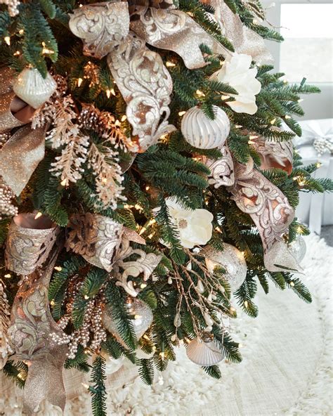 Jute Pinecone Christmas Tree Pick Set Balsam Hill Elegant Christmas
