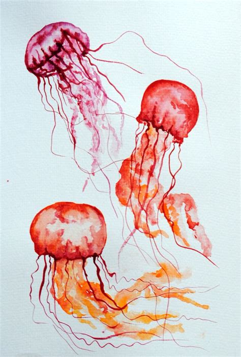 Pin By Emma Borowski On Tattoo Watercolor Fish Watercolor Jellyfish
