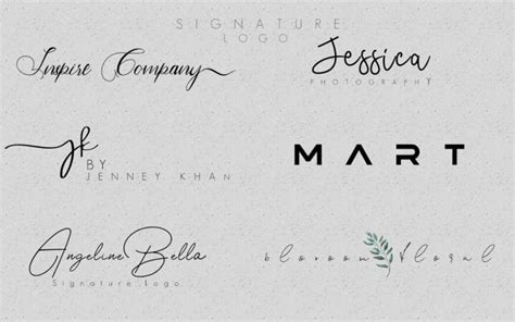 Create Signature Logo Designs By Aleenaghous Fiverr