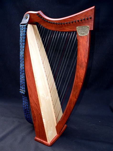 Triplett Lap Harp In Bubinga Celtic Harp Hammered Dulcimer Violin
