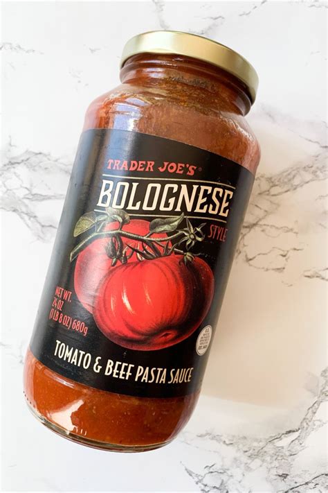 Trader Joes Bolognese Style Sauce Mrs Trader Joes In 2021 Sauce