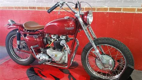 Pre Owned 1956 Triumph Thunderbird Bobber Motorcycle In Denver 1559