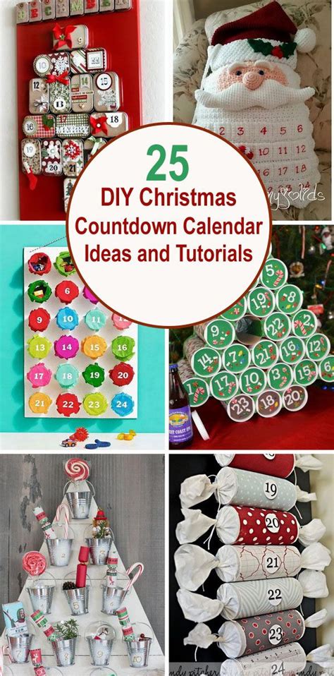 25 Diy Christmas Countdown Calendar Ideas And Tutorials Christmas