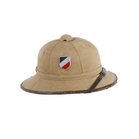 What day is a national day in northern ireland? German Pith Helmet Canvas cover with 2 emblems. Slight ...